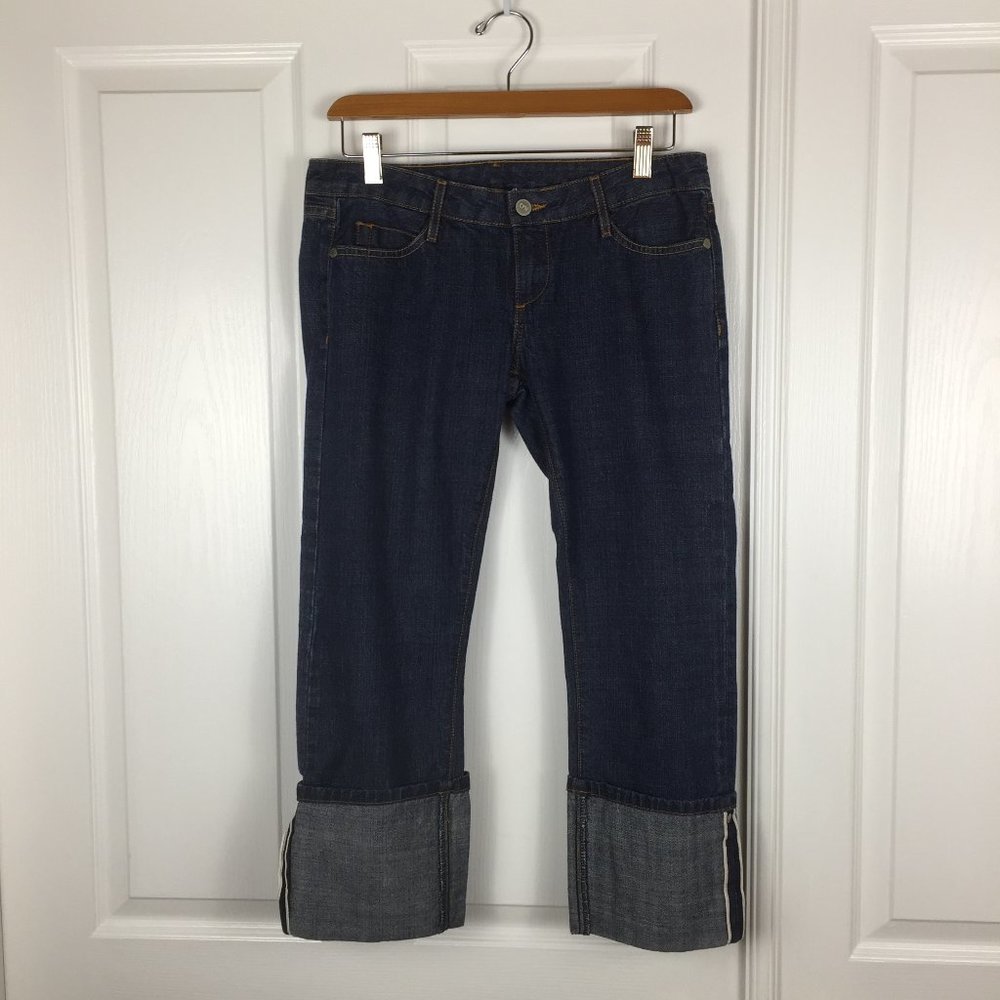 CYN 26 Ribbon Cuffed Cropped Jean